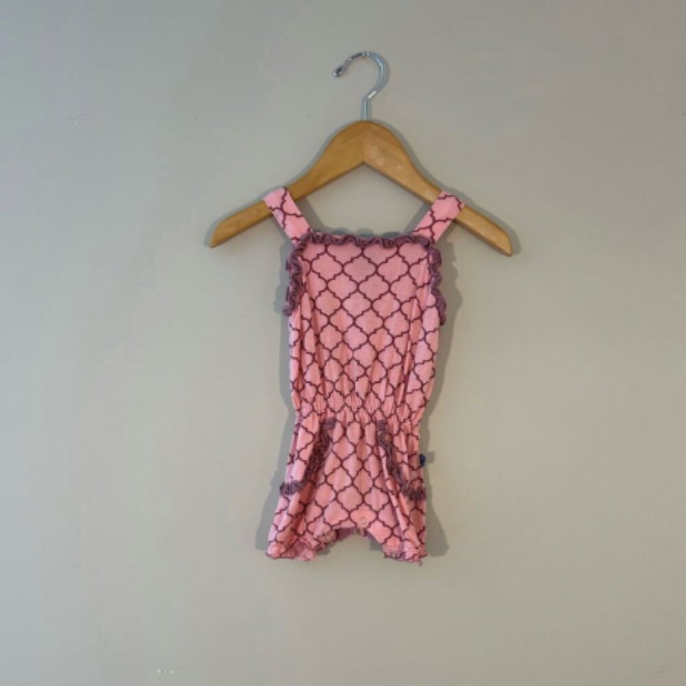 $18 ADD ON Kickee Pants bamboo romper 12-18M Little Sleepies Angel Dear Kyte